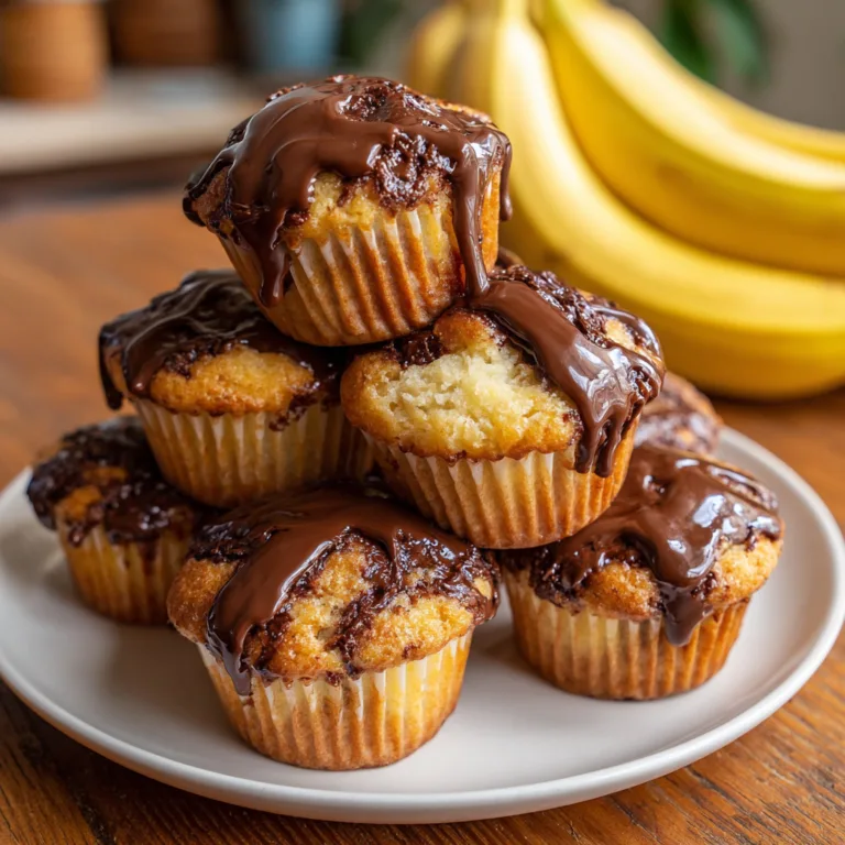 Nutella Banana Swirl Muffins