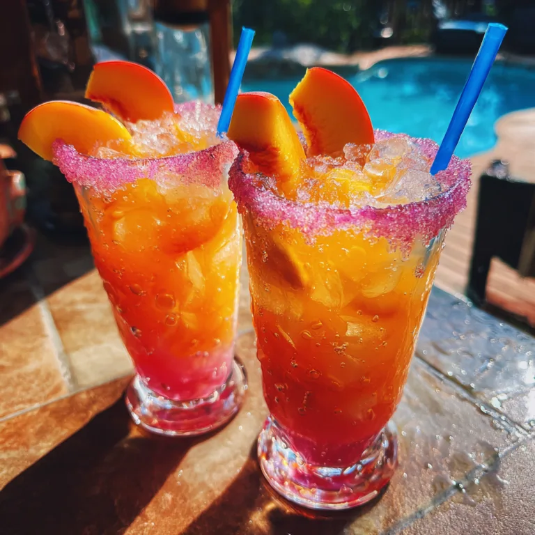 Beach Peach Lemonade