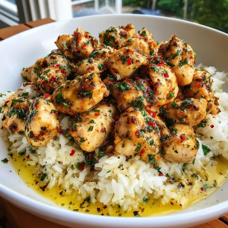 Chicken Scampi & Rice
