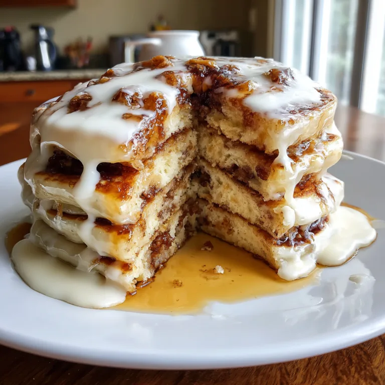 Cinnamon Roll Pancakes
