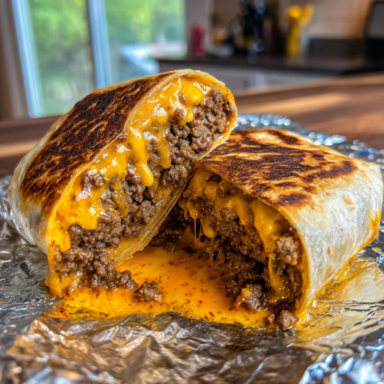 Beefy Melt Burrito