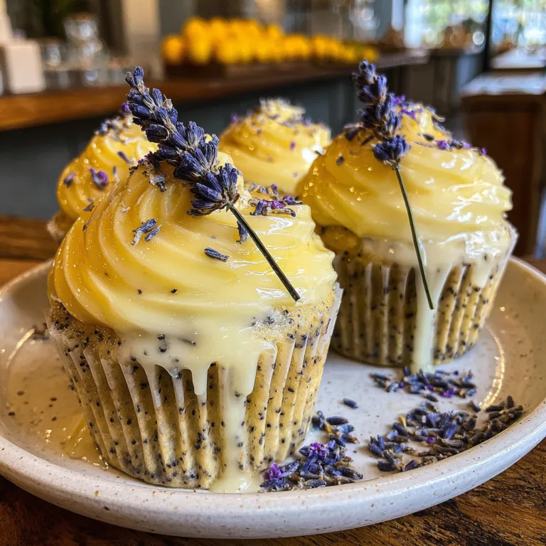 Lemon Lavender Cupcakes