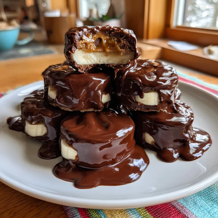 Chocolate Peanut Banana Bites