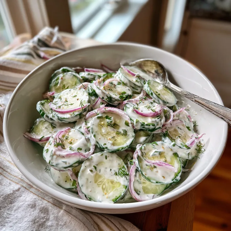 Creamy Cucumber Salad