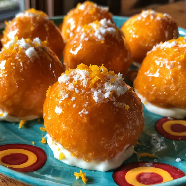 Orange Creamsicle Truffles