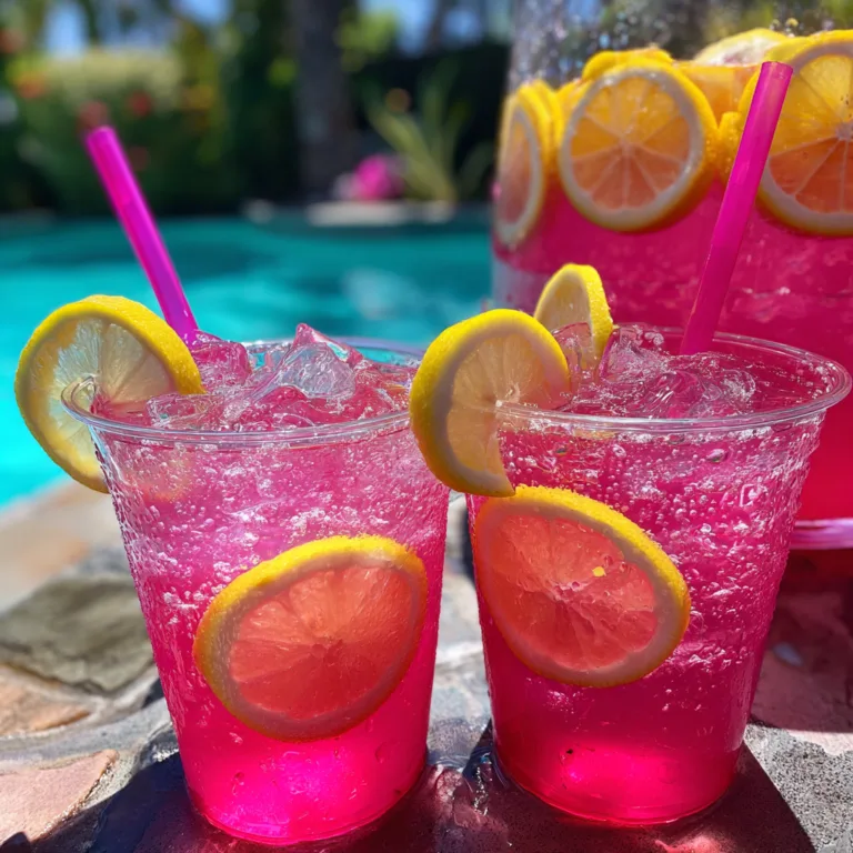 Pineapple Dragon Fruit Drink