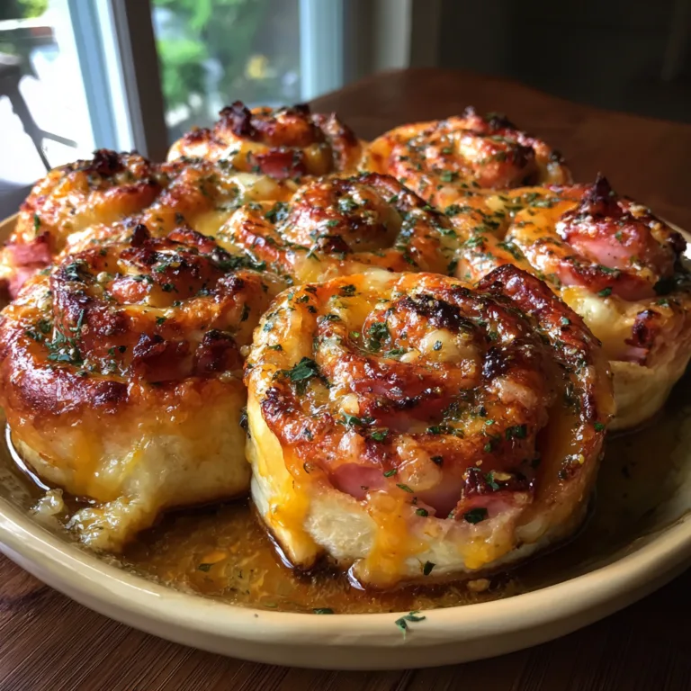 Ham & Cheddar Pinwheels