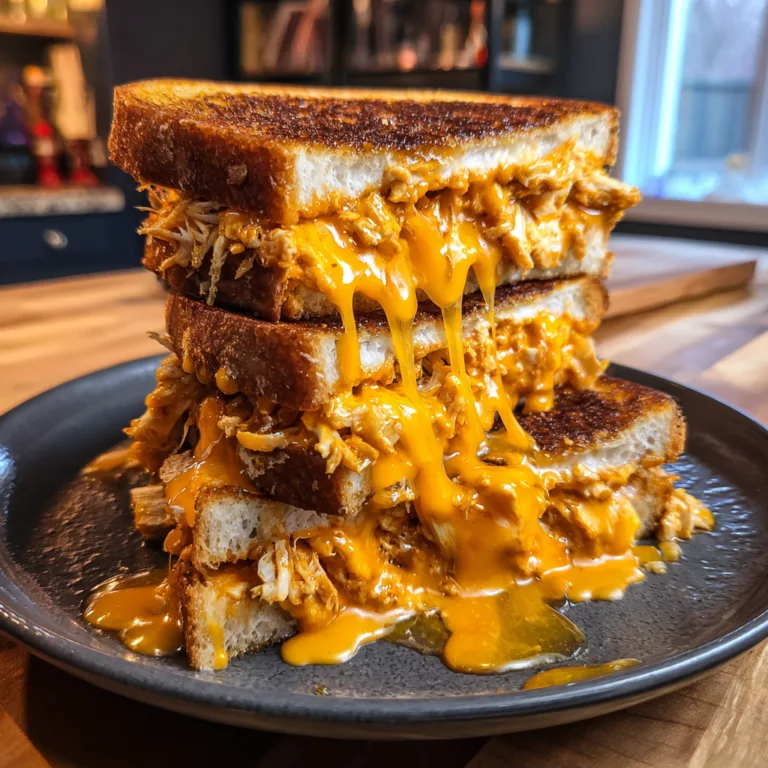 Buffalo Chicken Grilled Cheese
