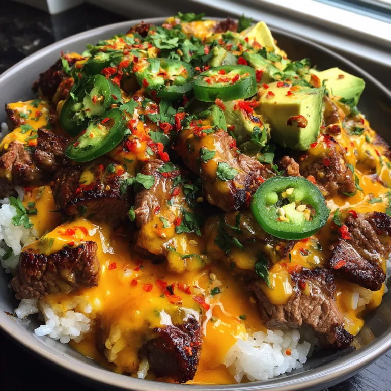Steak Queso Rice