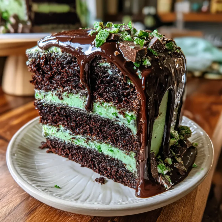 Andes Mint Chocolate Cake