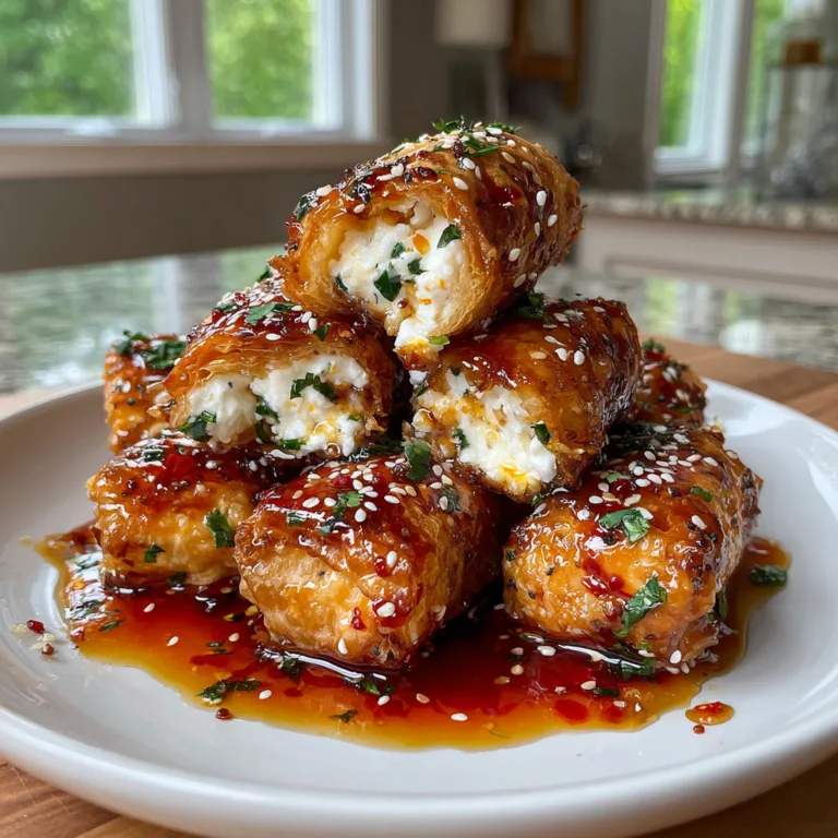 Chili Honey Feta Rolls